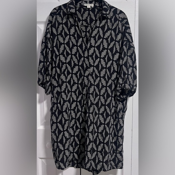 Whistles Monochrome Patterned Dress (Holly's Personal Collection)